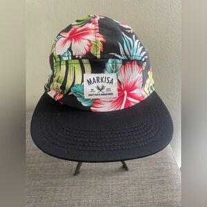 MARKISA Tropical Hawaiian  Floral Pattern Unisex Adjustable Hat *One size*